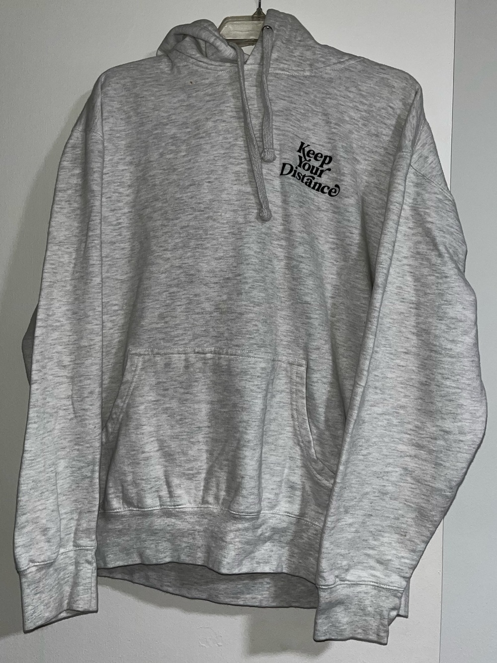 Young & Reckless Light Gray 'Keep Your Distance' Crewneck Hoodie